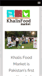 Mobile Screenshot of khalisfoodmarket.com